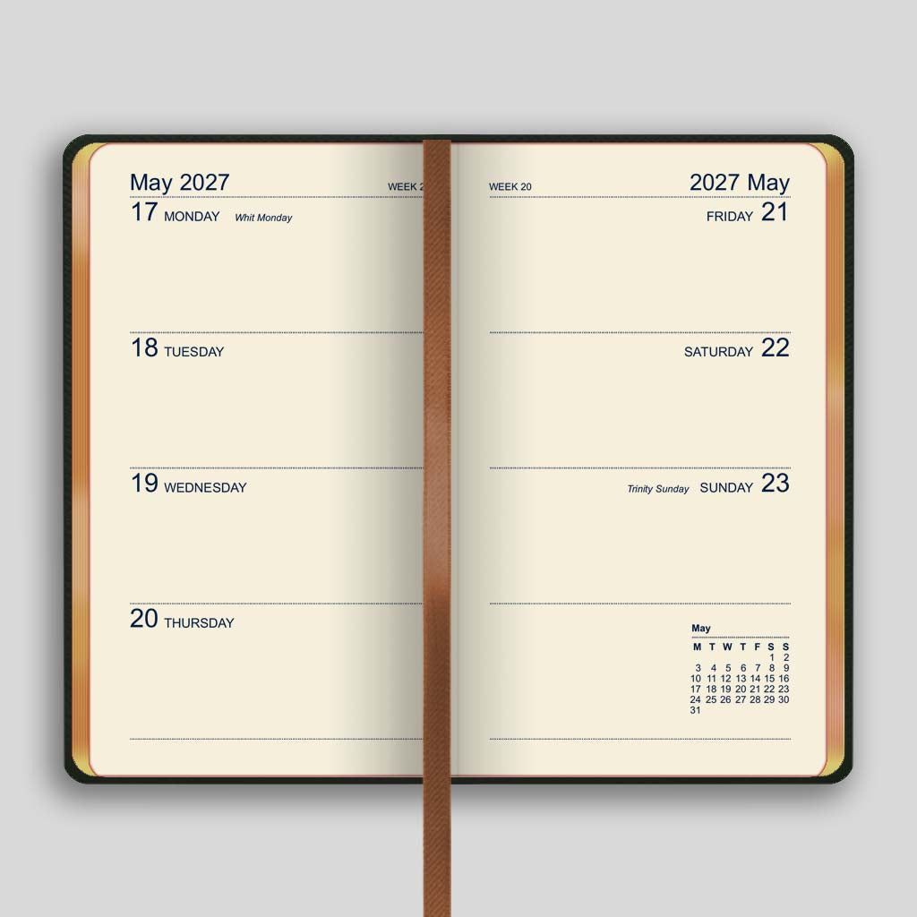 373UG | Canterbury Week-to-View Diary 2027 Pre-Order