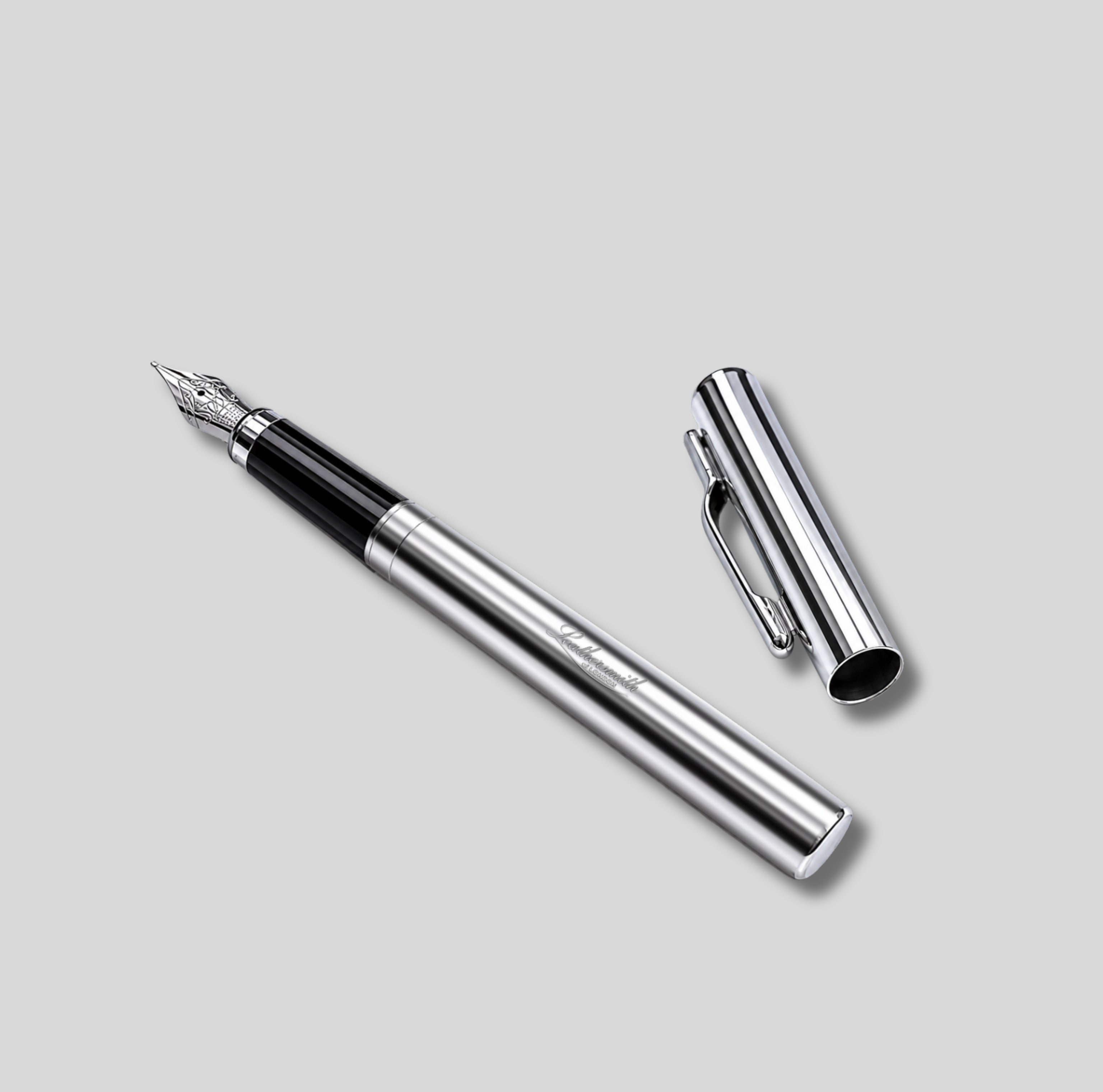 WM4/LS | Mayfair 925 Sterling Silver Fountain Pen – Plain Finish