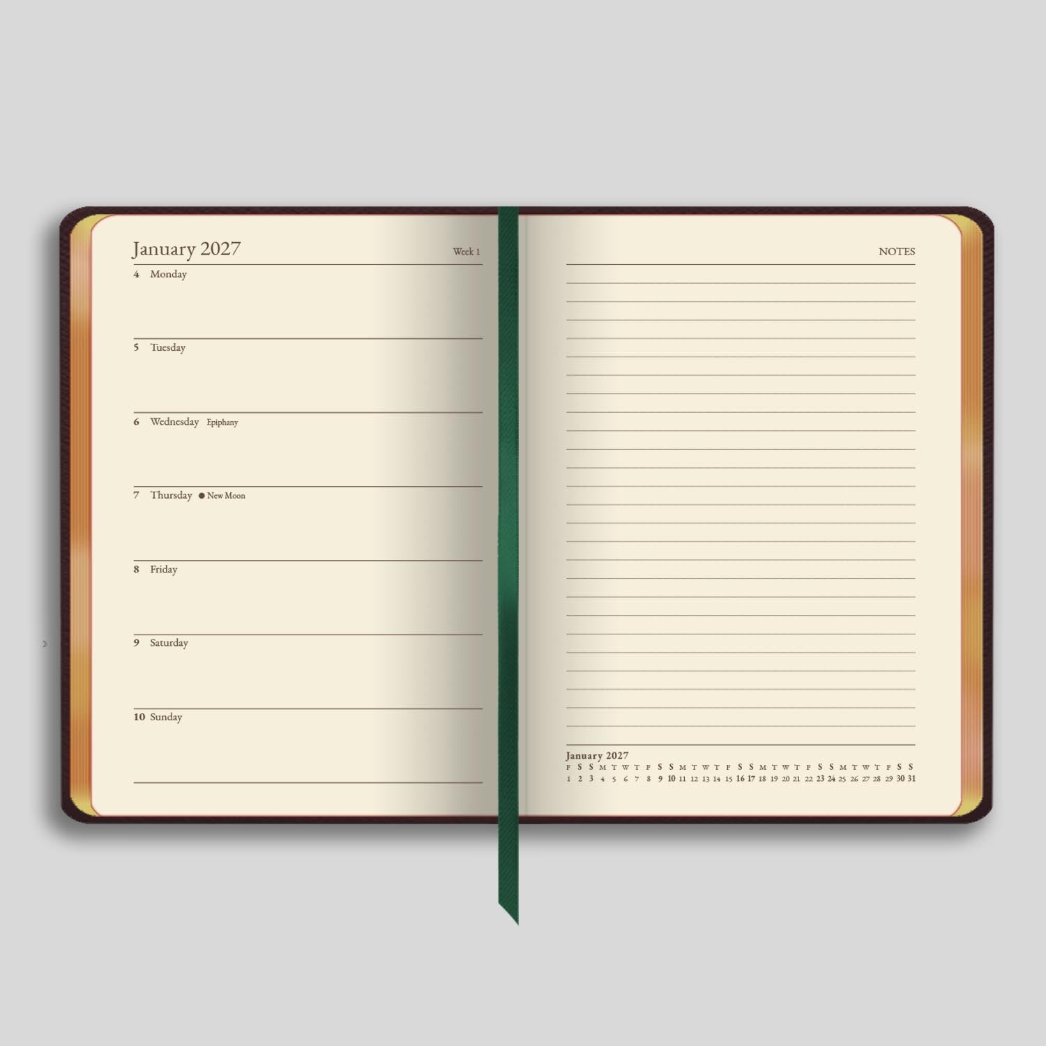 807G | Bath Midsize Week-to-View Diary 2027 - Pre Order