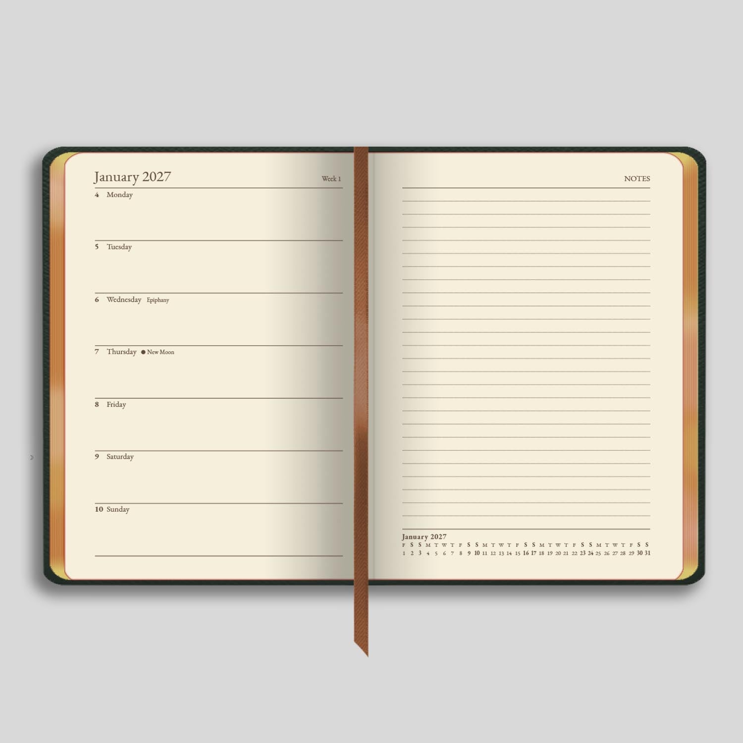 807G | Bath Midsize Week-to-View Diary 2027 - Pre Order