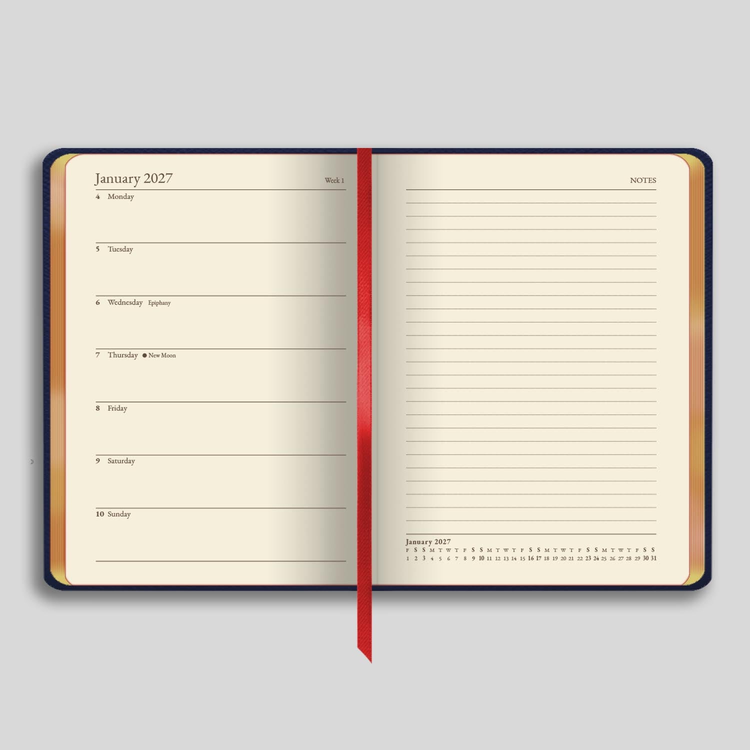 807G | Bath Midsize Week-to-View Diary 2027 - Pre Order