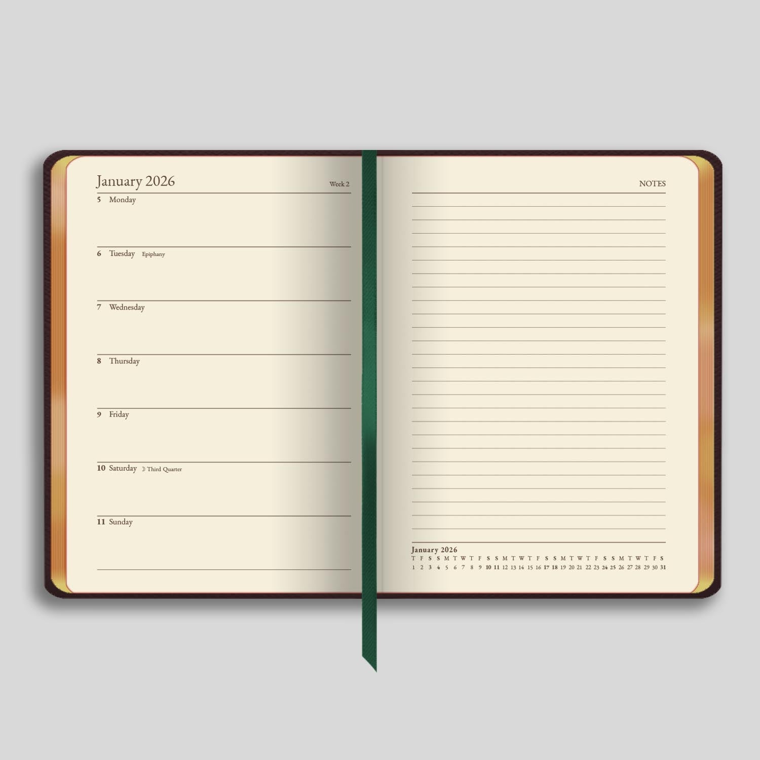 807G | Bath Midsize Week-to-View Diary 2026