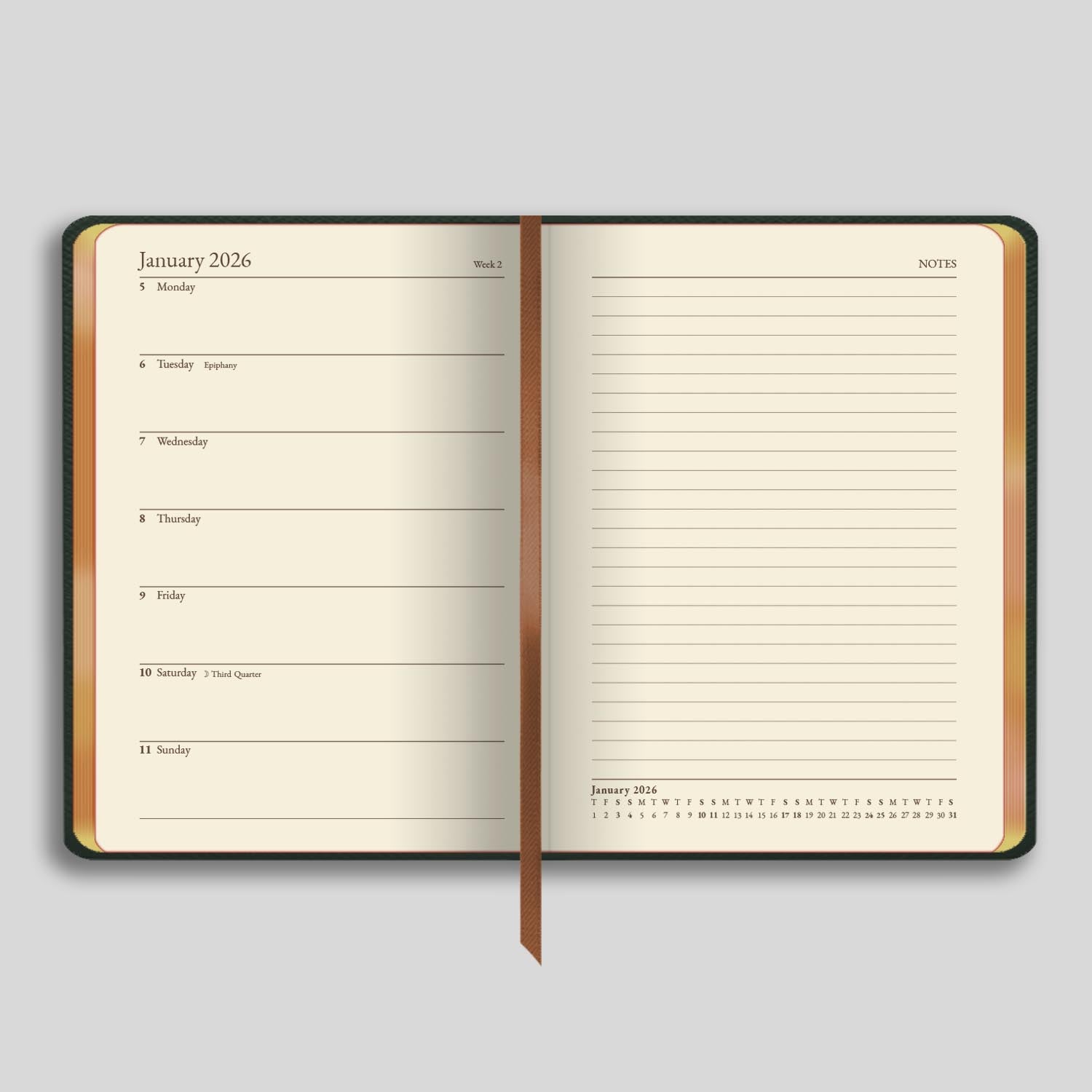 807G | Bath Midsize Week-to-View Diary 2026