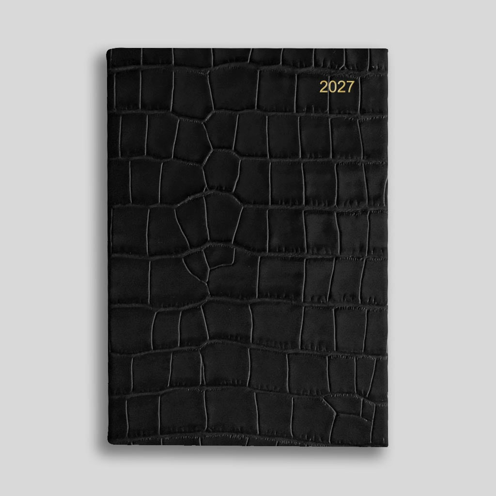 A53C | Chelsea Week-to-View Crocodile Print Diary 2027 - Pre Order