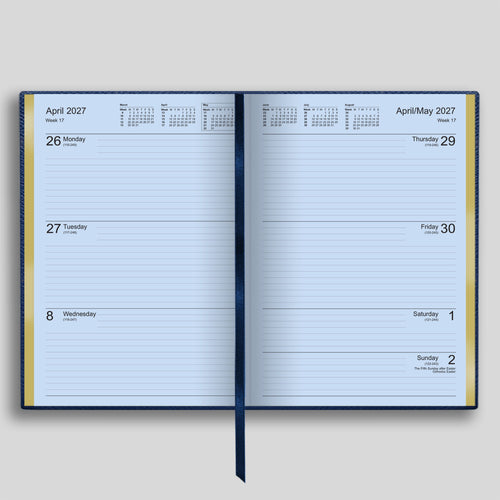 A53C | Chelsea Week-to-View Crocodile Print Diary 2027 - Pre Order