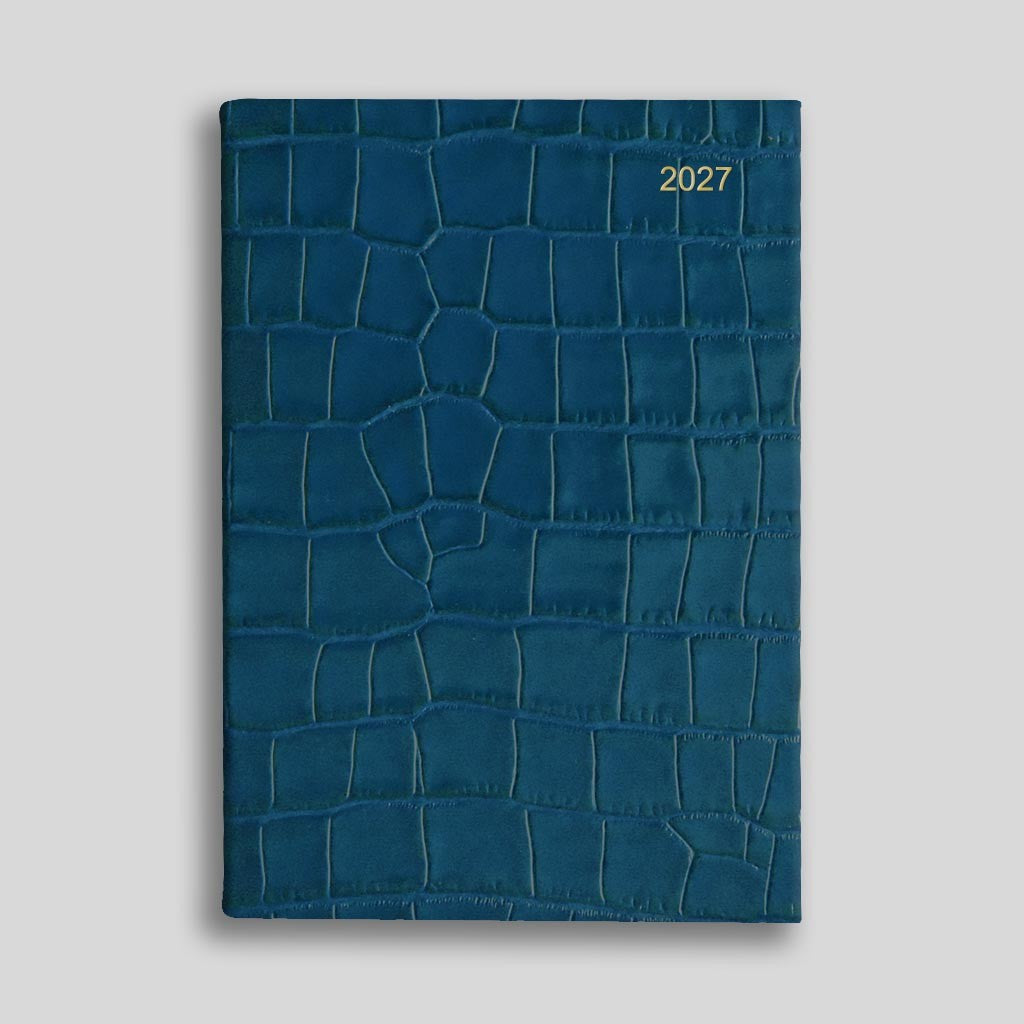 A53C | Chelsea Week-to-View Crocodile Print Diary 2027 - Pre Order