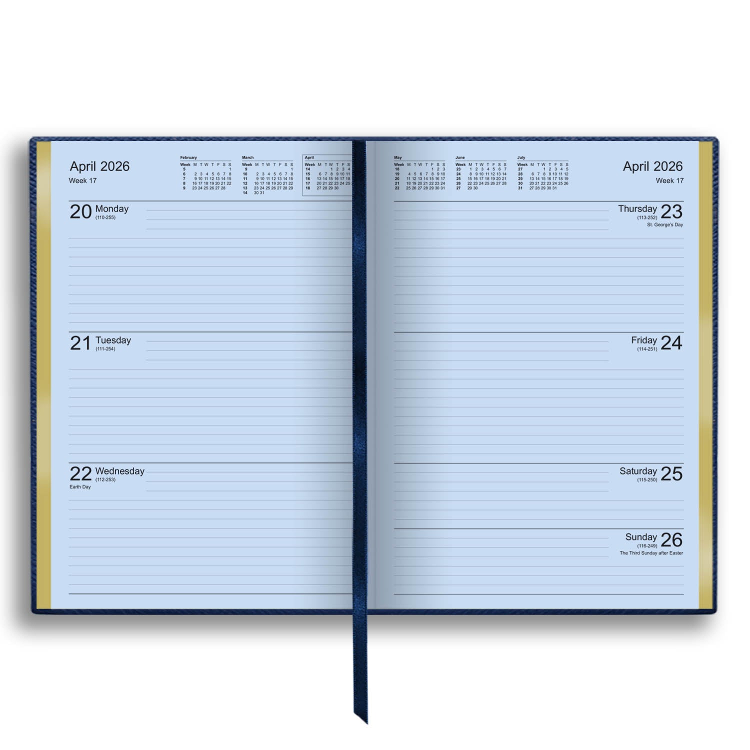 A53R | Chelsea Week-to-View Diary 2026