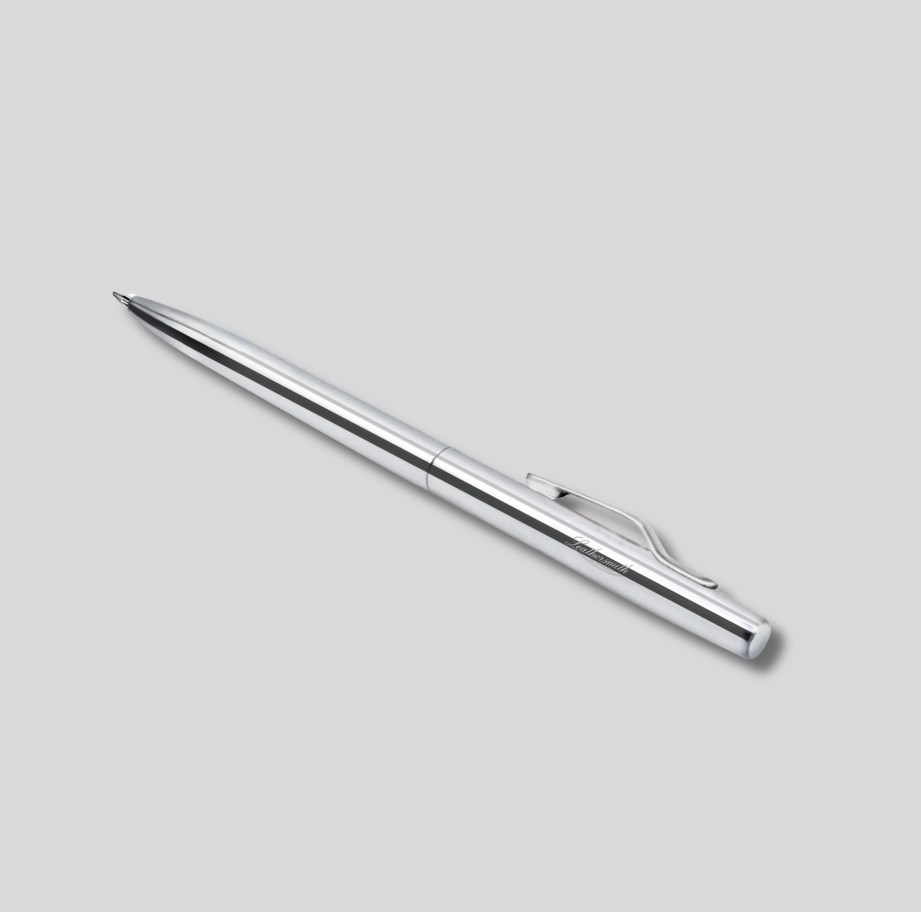 WM2/LS | Regent 925 Sterling Silver Twist-Action Ballpoint Pen – Plain Finish
