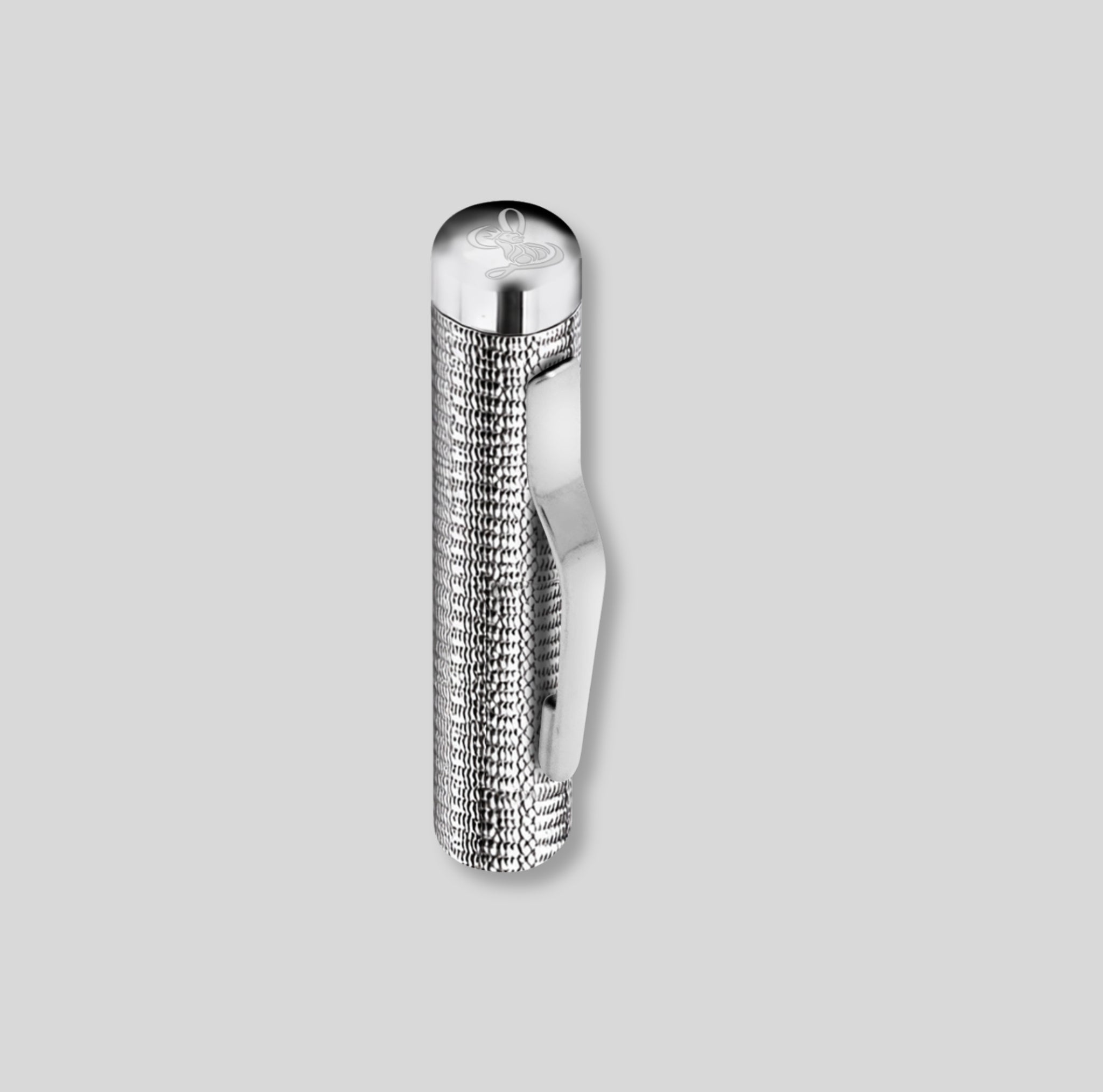 WM1ET/LS | Chelsea 925 Sterling Silver Rollerball Pen – Hand Engine-Turned Barleycorn Guilloché