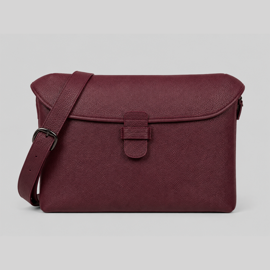 MSLEATHER006 | Plain Leather Messenger Bag