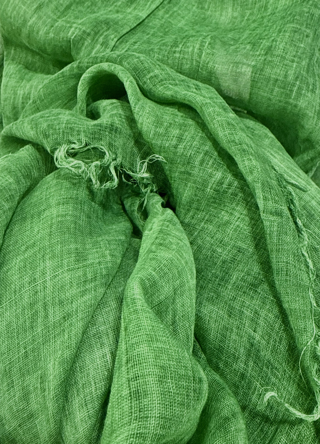 SCARF56217 | Green Cotton Scarf