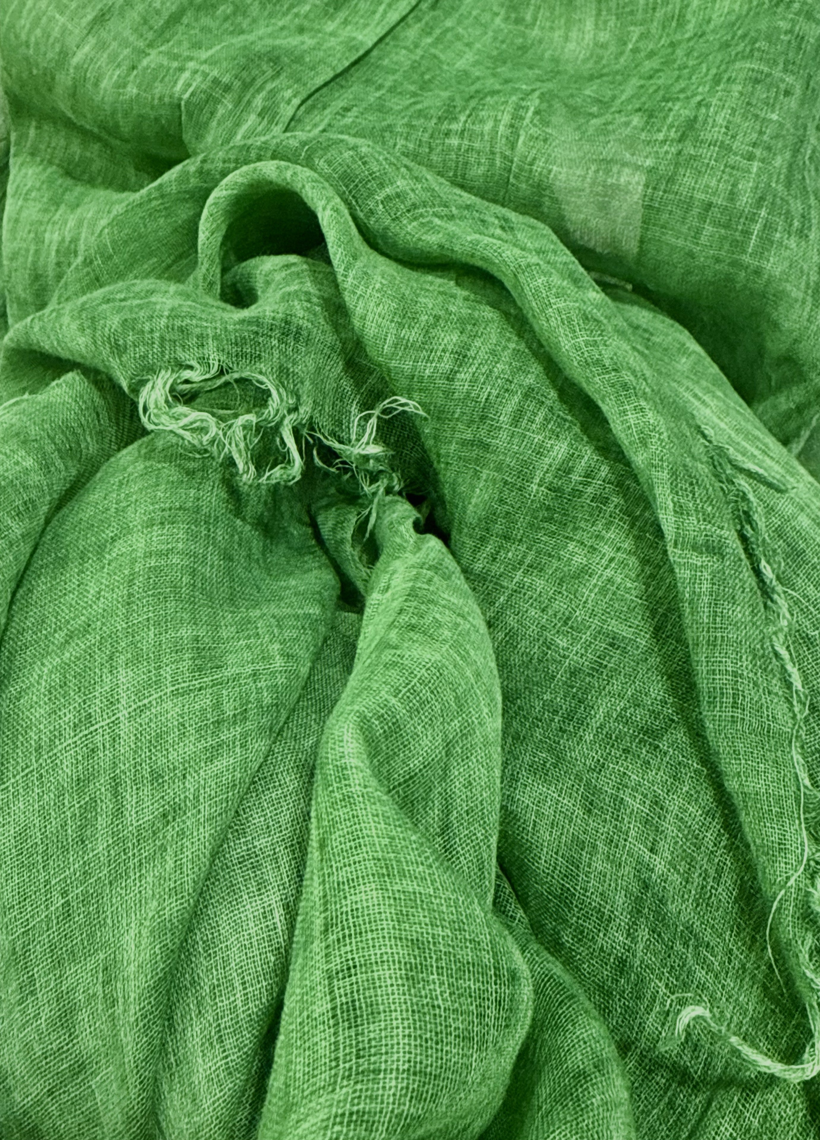SCARF56217 | Green Cotton Scarf