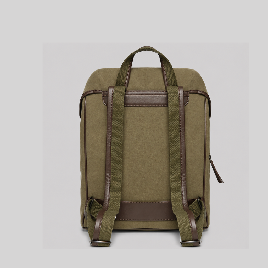 BKEMB | Embroidered Canvas Lion Backpack