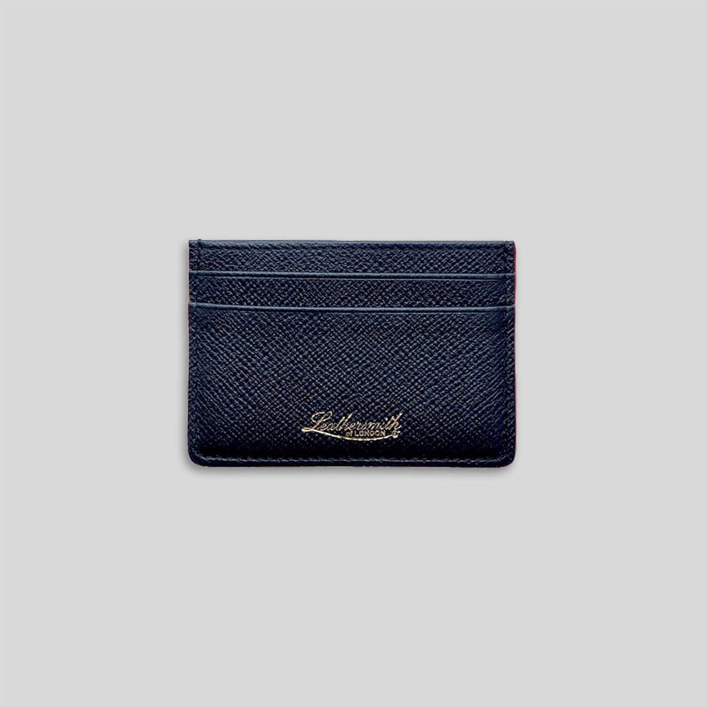 LACCHDS | Black/Red Edged Double Sided Business Card Holder