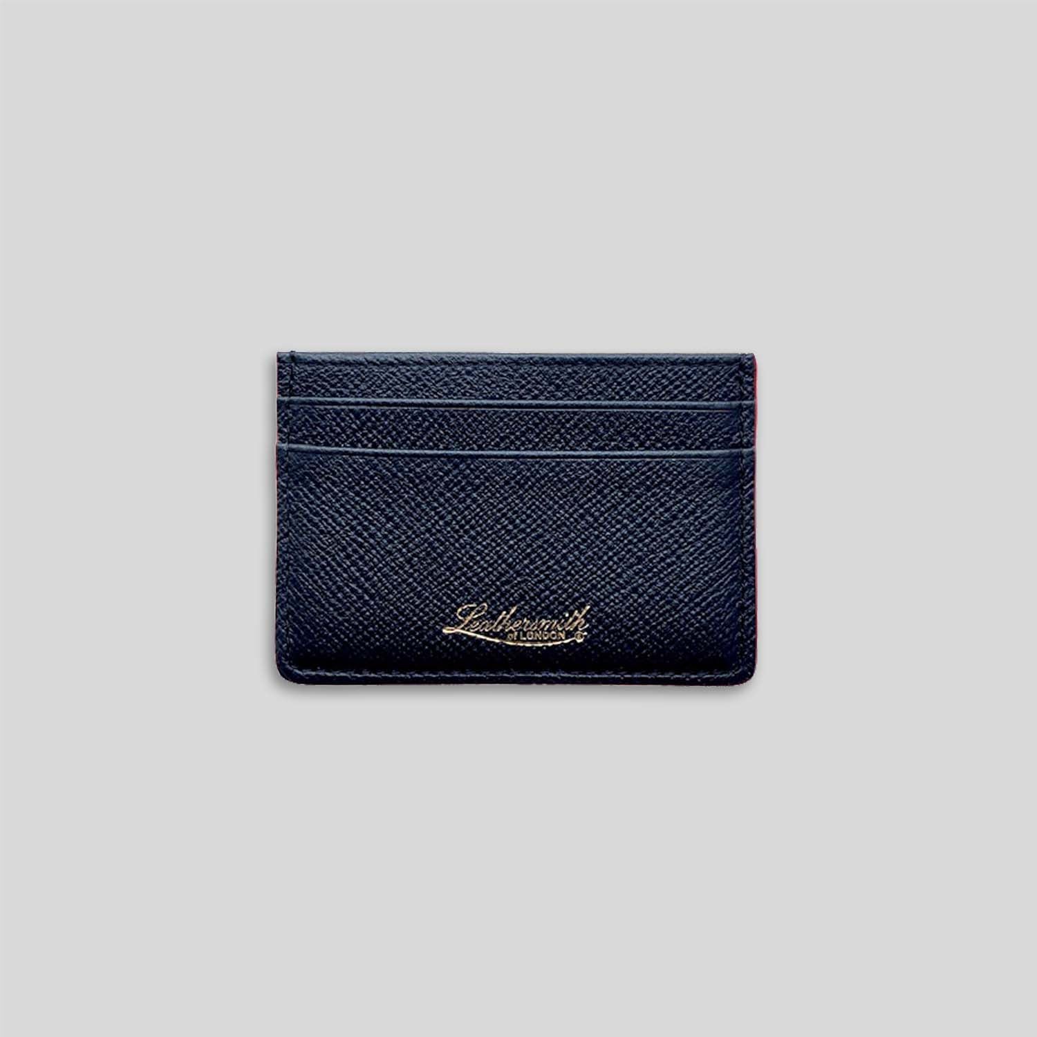 LACCHDS | Black/Red Edged Double Sided Business Card Holder