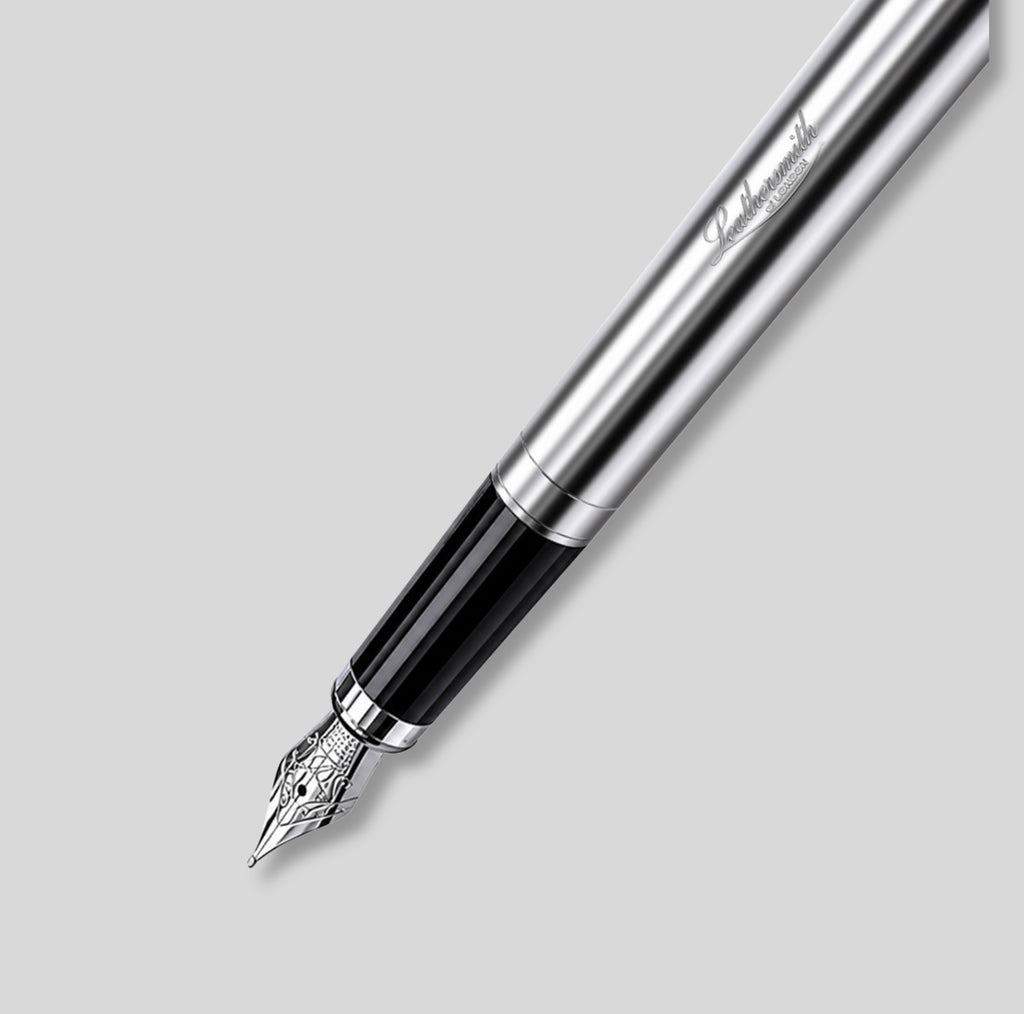 WM4/LS | Mayfair 925 Sterling Silver Fountain Pen – Plain Finish