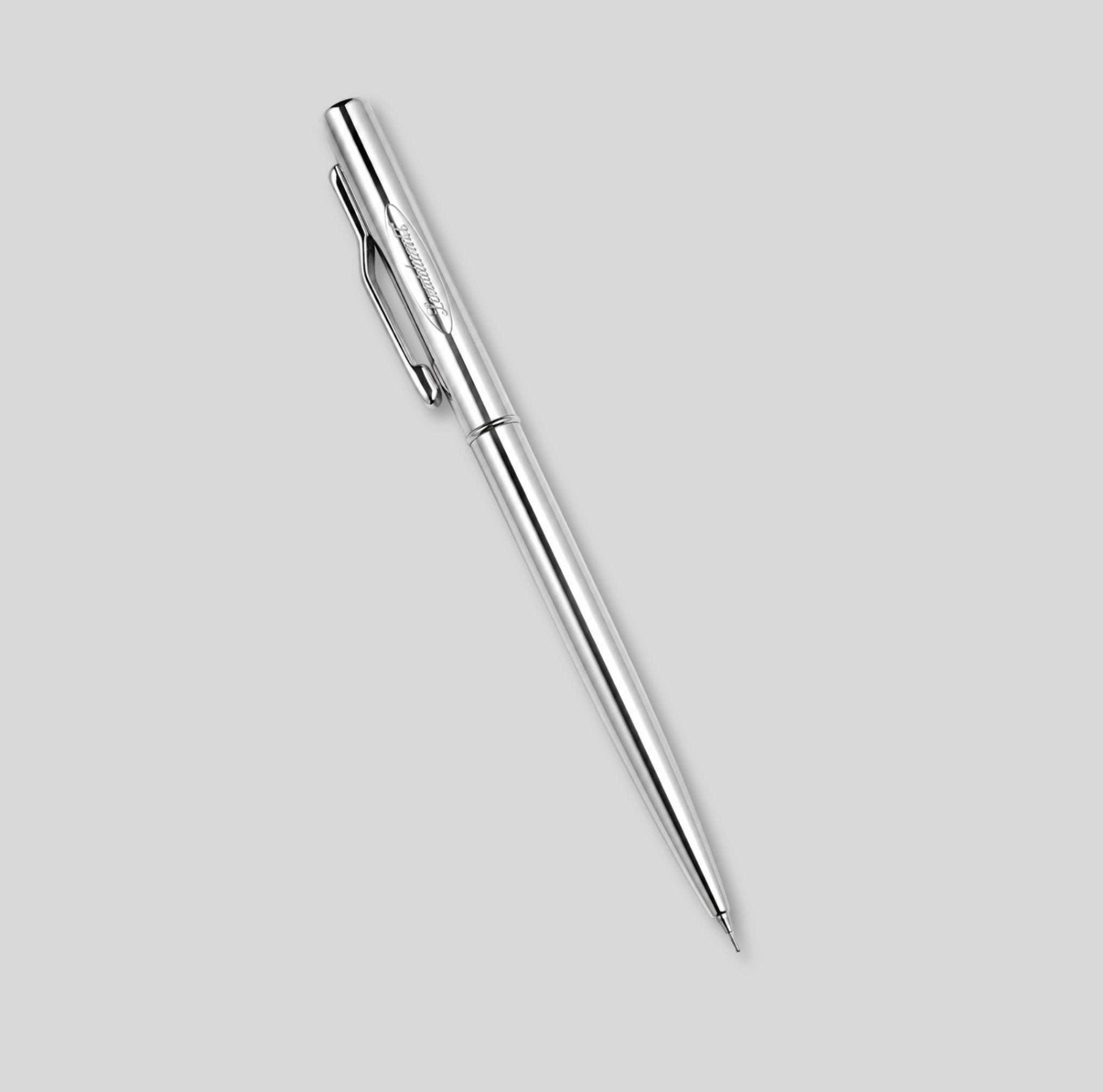 WM3/LS | Oxford 925 Sterling Silver Mechanical Pencil – Plain Finish