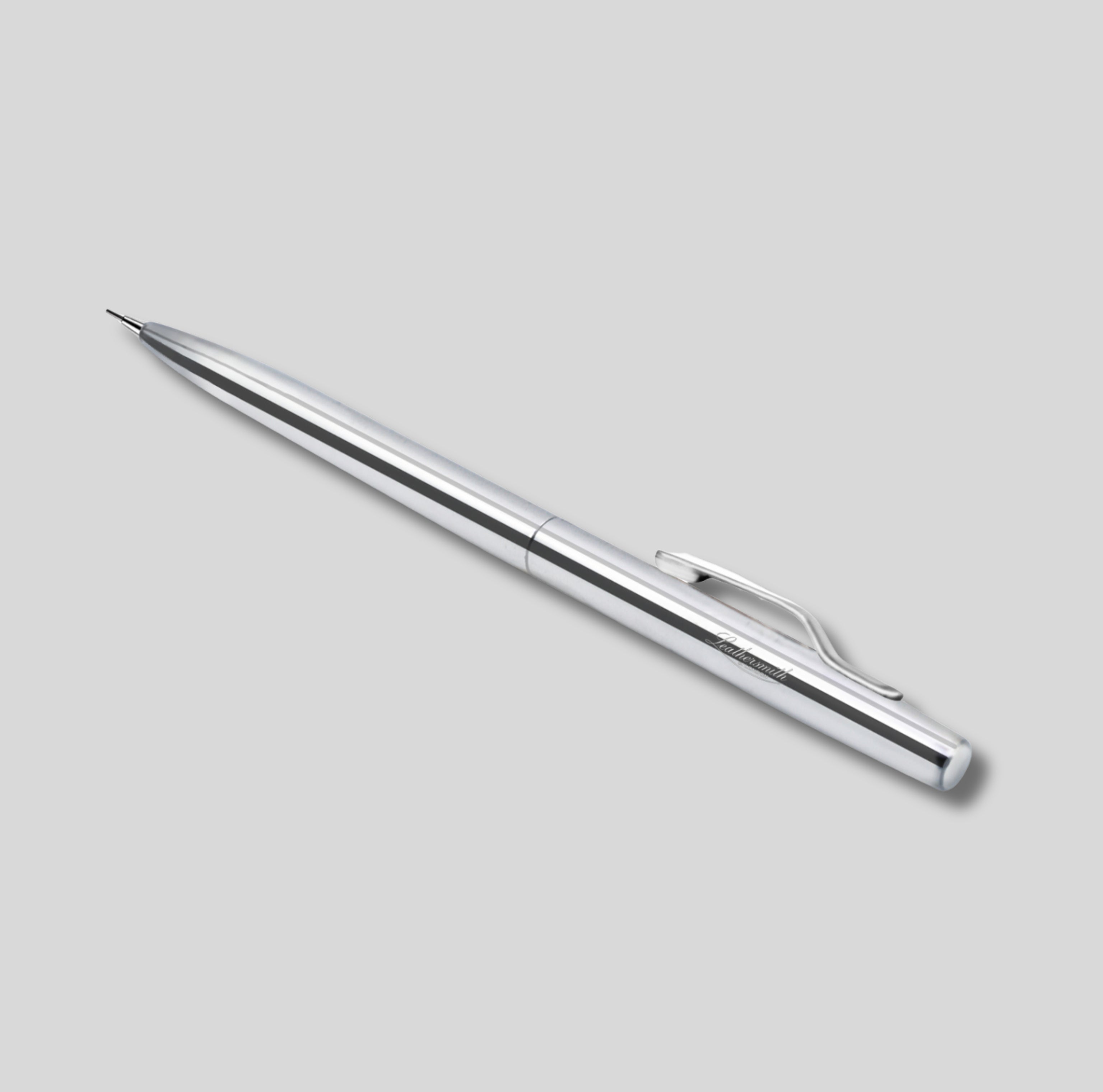 WM3/LS | Oxford 925 Sterling Silver Mechanical Pencil – Plain Finish