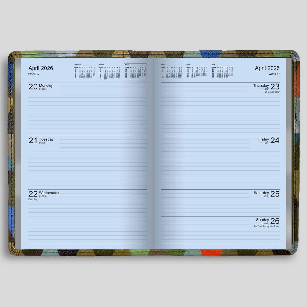 RWA53GP | Geometric Cover and Week-To-View Diary 2026