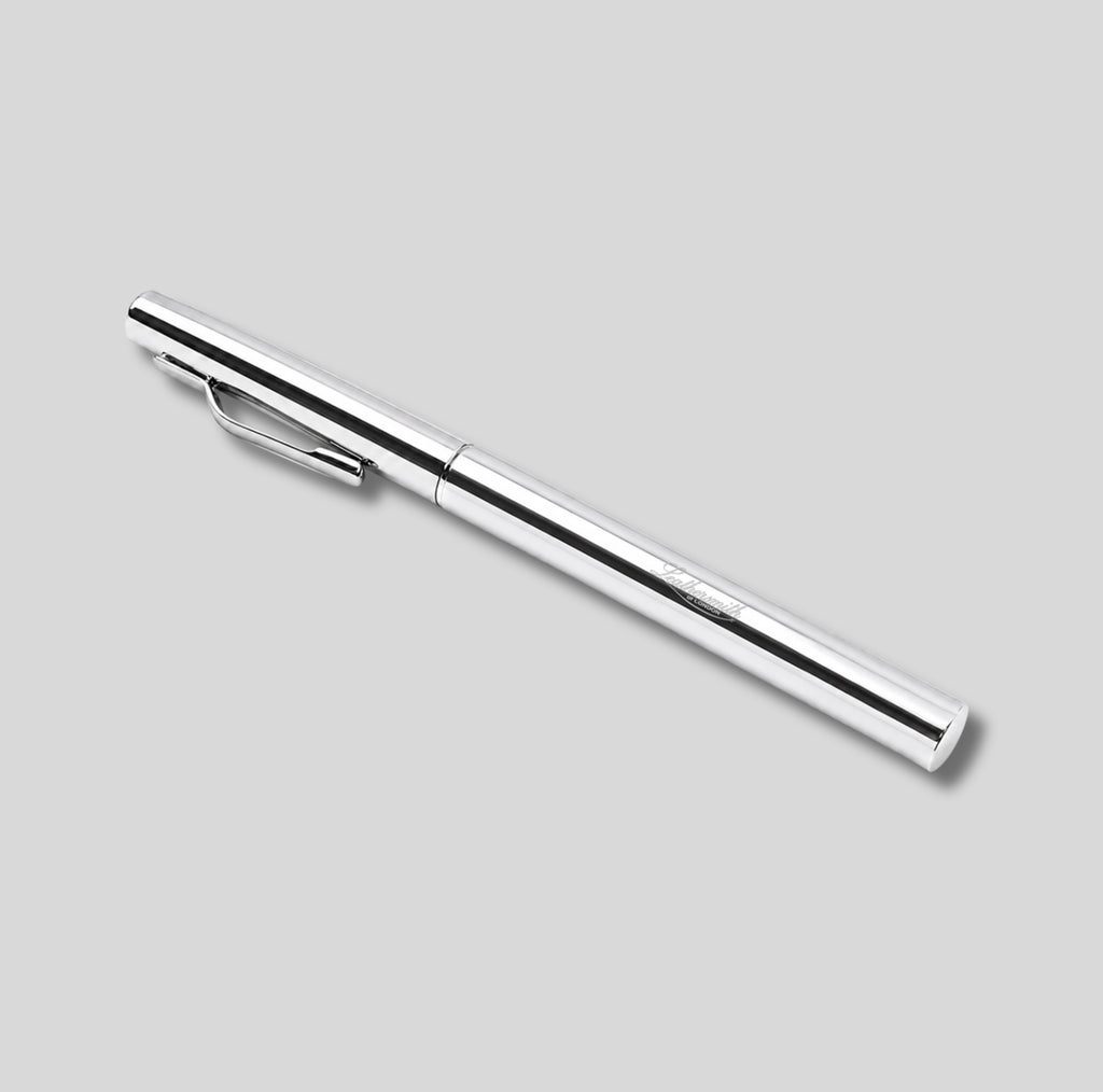 WM4/LS | Mayfair 925 Sterling Silver Fountain Pen – Plain Finish