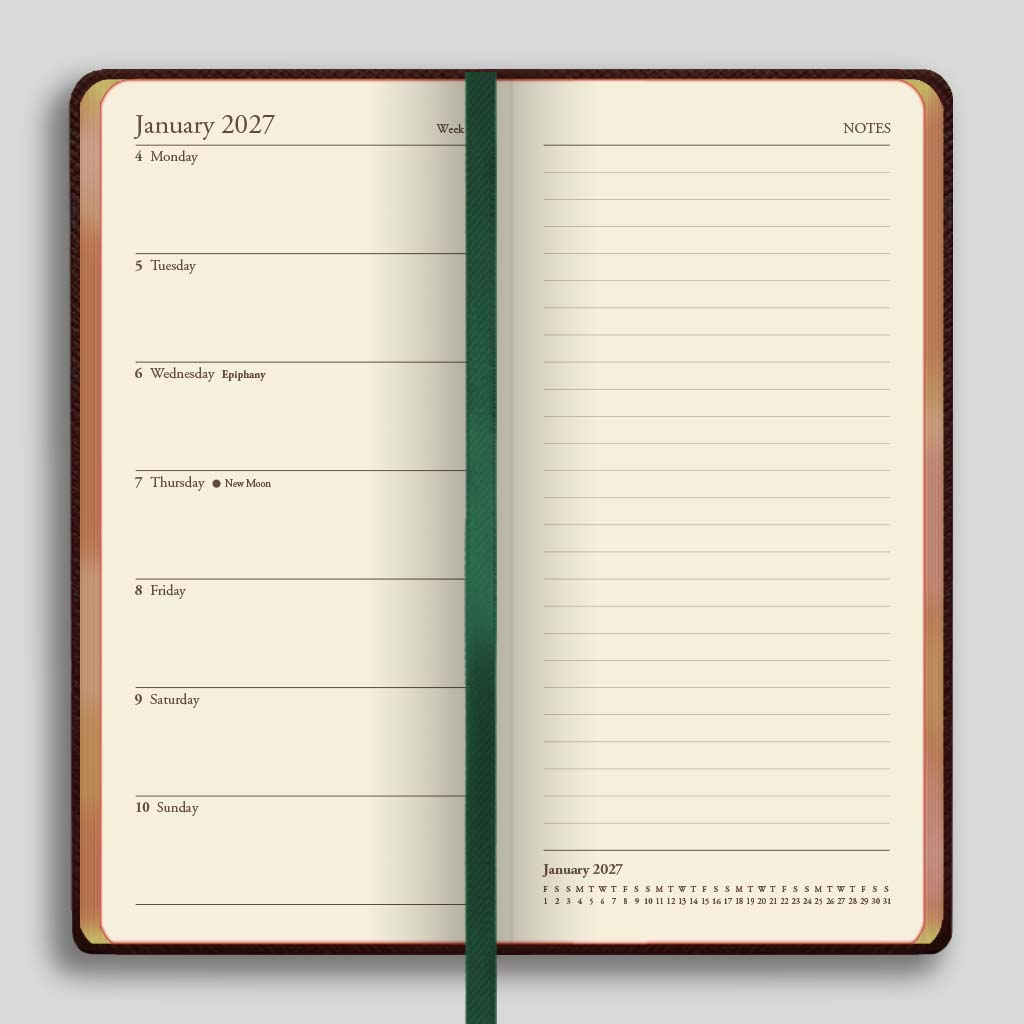 SL7UG | Worcester Week-to-View Diary 2027 - Pre Order