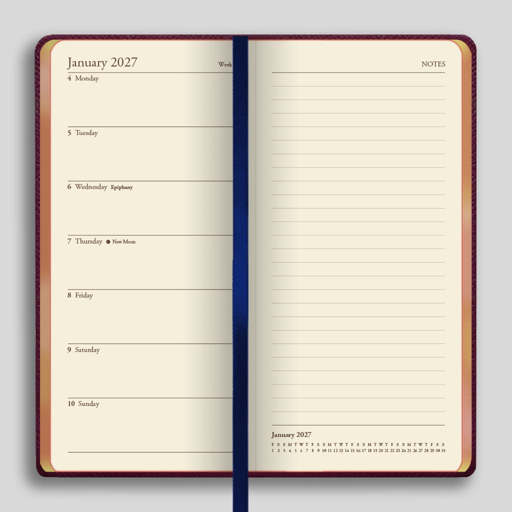 SL7UG | Worcester Week-to-View Diary 2027 - Pre Order