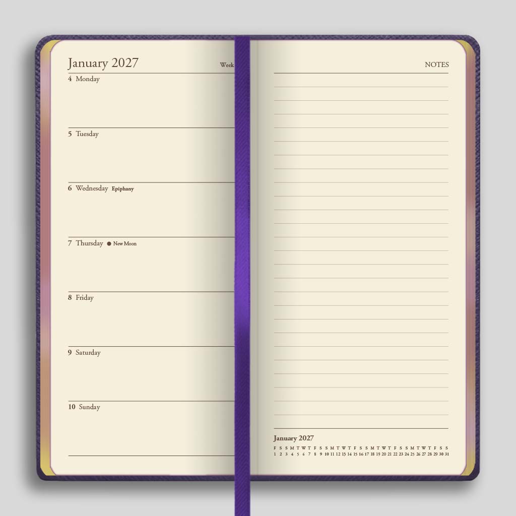 SL7UG | Worcester Week-to-View Diary 2027 - Pre Order