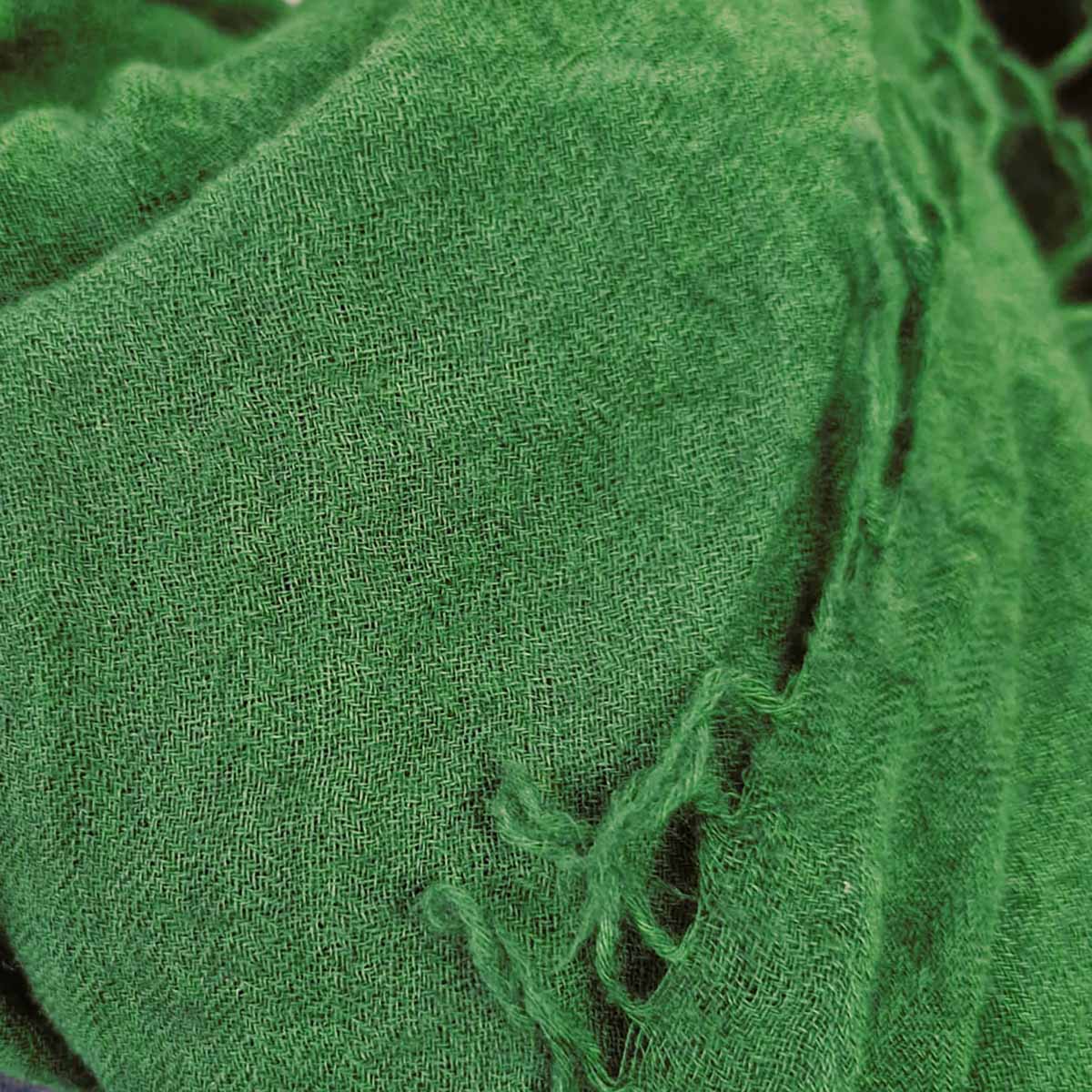 SCARF18991 | Forest Green Textured Wool Scarf